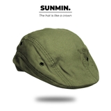Mũ Beret Trơn Chất Kaki - NNL023
