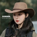 Mũ Cao Bồi Đan Cói - SUN059