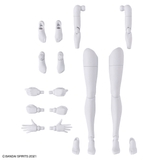 30MS OPTION BODY PARTS ARM PARTS & LEG PARTS [WHITE/BLACK]