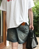 TWILL WEAVE SHORT - MID BLUE