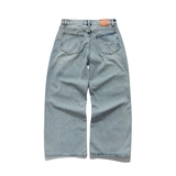 TWILL DISTRESSED JEANS – LIGHT BLUE