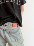 TWILL DISTRESSED JEANS – LIGHT BLUE