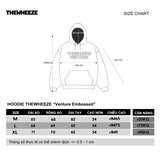 Venture Embossed [Brown] Hoodie Boxy /420 GSM