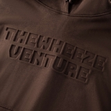 Venture Embossed [Brown] Hoodie Boxy /420 GSM