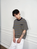 STRIPED TEE OVERSIZE /280GSM