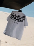 BORDER [WHITE] BOXY T-SHIRT /280GSM