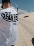 BORDER [WHITE] BOXY T-SHIRT /280GSM