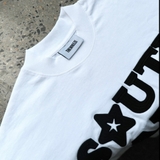 SOUTH AVE [WHITE] BOXY T-SHIRT/ 280GSM