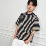 STRIPED TEE OVERSIZE /280GSM