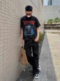 VISION STATE” BOXY T-SHIRT /280GSM
