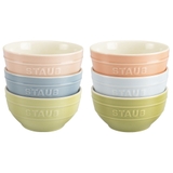 -Bộ tô gốm màu Macaron 6 món Staub