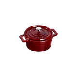 nồi gang tròn màu đỏ lựu Staub ảnh 6