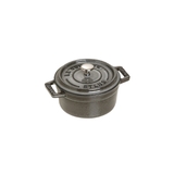 nồi gang tròn màu xám Staub ảnh 3