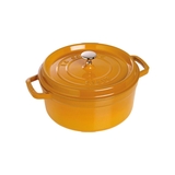 nồi gang tròn màu vàng Staub ảnh 3