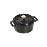 nồi gang tròn màu đen Staub ảnh 5