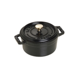 nồi gang tròn màu đen Staub ảnh 6