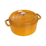 nồi gang tròn màu vàng Staub ảnh 5