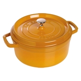 nồi gang tròn màu vàng Staub ảnh 7