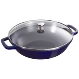 chảo wok màu xanh đen Staub