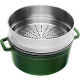 nồi gang tròn kèm xửng hấp Staub ảnh 5