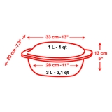 tô gốm thủy tinh oval Ô Cuisine ảnh 4