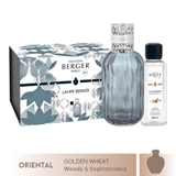 bộ đèn xông tinh dầu Quintessence Blue Maison Berger