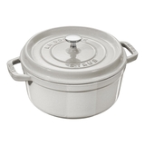 nồi gang tròn màu nấm trắng Staub ảnh 6