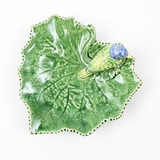 đĩa Lá Chim Sẻ Xanh Bordallo Pinheiro Bordallo Leaves ảnh 2
