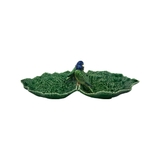đĩa lá đôi (sẻ xanh) Bordallo Pinheiro Bordallo Leaves ảnh 1