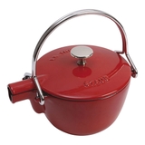 ấm trà màu đỏ cherry Staub ảnh 1