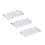 bộ đĩa thủy tinh hình chữ nhật Aderia Double F ảnh 1