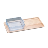 bộ khay nướng bánh hình vuông Aderia Cera Bake