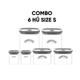 cOMBO 6 HŨ GỐM THUỶ TINH SIZE S Kilner