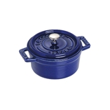 nồi gang tròn màu xanh đen Staub ảnh 8