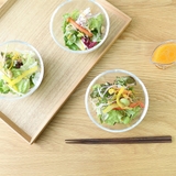bộ tô salad thuỷ tinh Aderia Rimlet ảnh 5