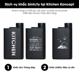 bình đựng rượu Aero Flask màu Đen vũ trụ MiiR ảnh 2