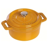 nồi gang tròn màu vàng Staub ảnh 8