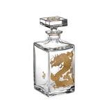 bình Decanter whisky Golden hình rồng vàng Vista Alegre