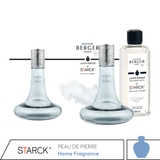 bộ đèn xông tinh dầu Starck Grise Maison Berger ảnh 1
