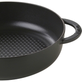 nồi gang Hexagon màu đen Staub ảnh 2