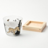 bộ ly Sake kèm khay Aderia Taketora ảnh 6
