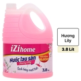 Nước lau sàn IZI HOME hương hoa lily can 3.8 lít