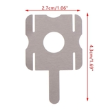 500g Kẽm Vuông 2P Hàn Cell Pin 18650 Dày 0.2mm Rộng 27mm Mạ Niken Mã ZY-L-016 - Vĩ Gia Shop