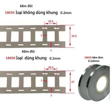 Cuộn Kẽm Đôi Hàn Cell Pin 18650 Bản Rộng 25.5mm & 27mm (Cuộn 500g Mạ Niken)