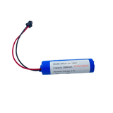 Pin Sạc Lithium-ion 1S 3.7V 2500mAh Jack SM 2.54mm (Tặng Jack Đực & BMS 3A)