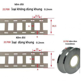 Cuộn Kẽm Hàn Cell Pin 21700 Dày 0.2mm (500g Mạ Niken Có Khung & Không Khung)
