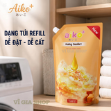 Nước Xả Vải AIKO Túi 1L Công Nghệ Hạt Lưu Hương Nano Mềm Vải Tự Nhiên