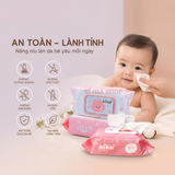 Khăn Ướt Đa Năng AIKO 100 Tờ Có Nắp Đậy Không Mùi Và Kháng Khuẩn Nano Bạc