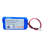 Pin Sạc Lithium-ion 2S 7.4V 2500mAh Jack XH 2.54mm 2P (Tích Hợp Mạch BMS)