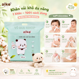 Khăn Vải Khô Đa Năng AIKO 500g Vải Không Dệt Mềm Mịn Tiết Kiệm Cho Cả Gia Đình